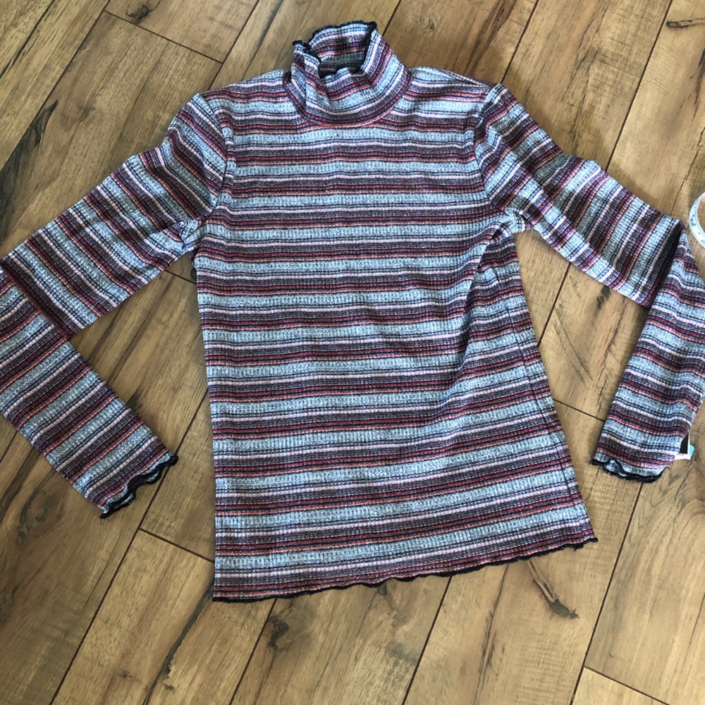 Art Class Girls Mock Neck Top